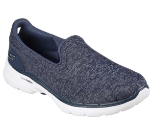 Dámské Sportovní Tenisky Skechers GOwalk 6 - Grand Horizon Tmavě Blankyt Bílé | CZ.124507 NVW